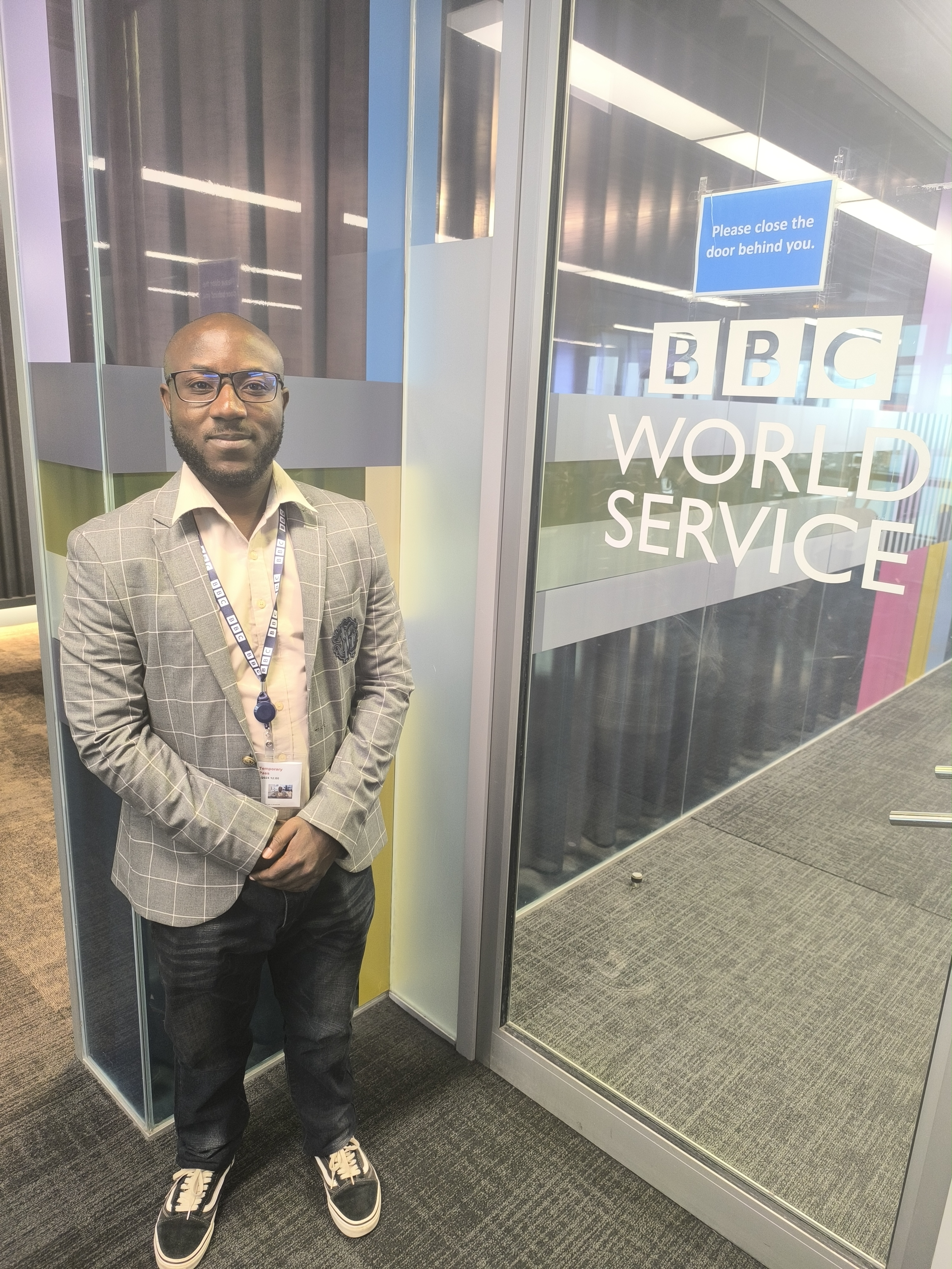 Gaius Kowene at the BBC